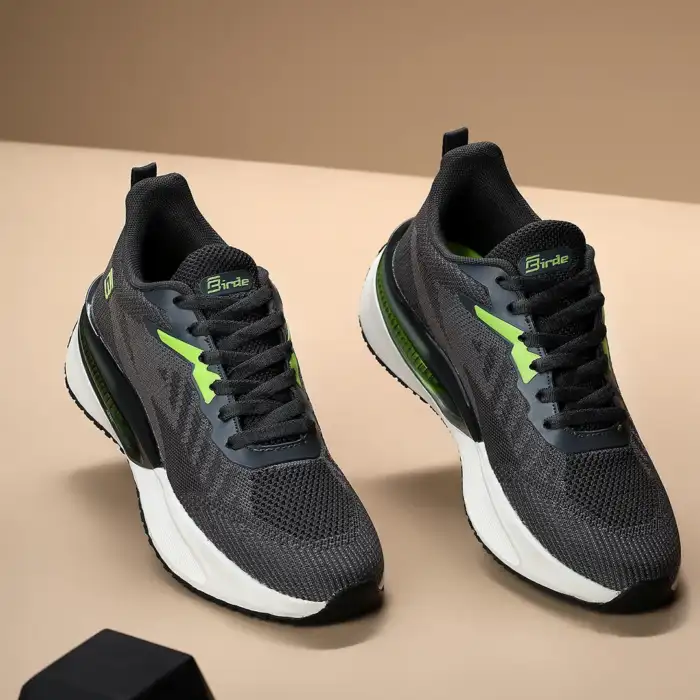 Birde Lace-up Lightweight Memory Foam Sports, Running, Walking & Gym Shoes for Men