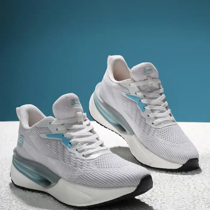 Birde Lace-up Knitting Lightweight Memory Foam Sports, Running Shoes For Men