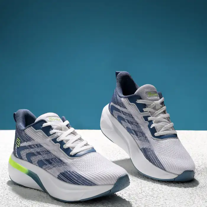 Birde Lace-up Knitting Lightweight Memory Foam Sports, Running, Walking & Gym Shoes For Men