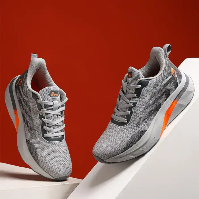Birde Lace-up Knitting Lightweight Memory Foam Sports, Running, Walking & Gym Shoes For Men