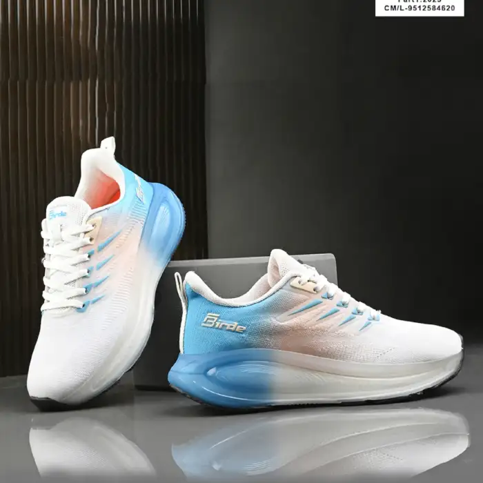 Birde Lace-up Knitting Lightweight Memory Foam Sports, Running, Walking & Gym Shoes For Men