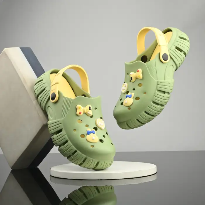 Birde Classic Olive Casual Lightweight Clogs for Women/Girls