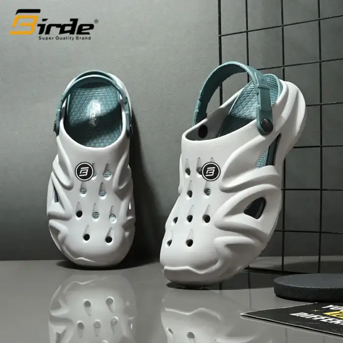 Birde Grey Slip-On New Stylish Dailywear Casual Clogs Sandals For Men